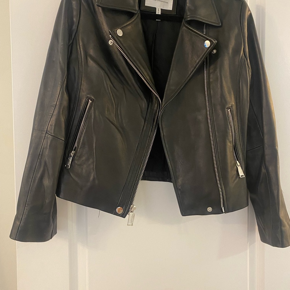 Leather jacket